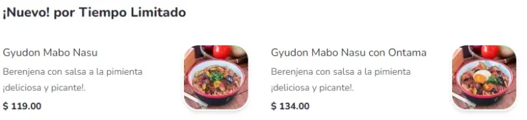 Sukiya Menú Precios México Actualizado 2024