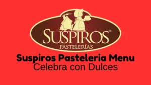 suspiros pasteleria menu