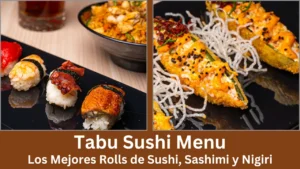 tabu sushi menu