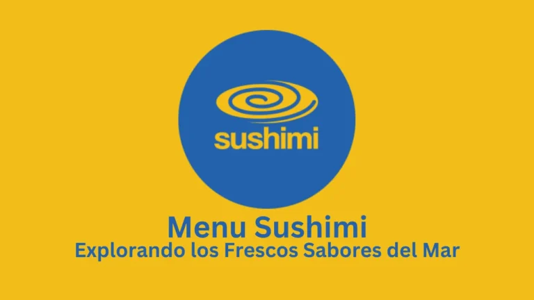 menu sushimi