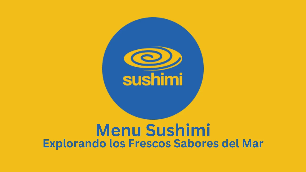 menu sushimi