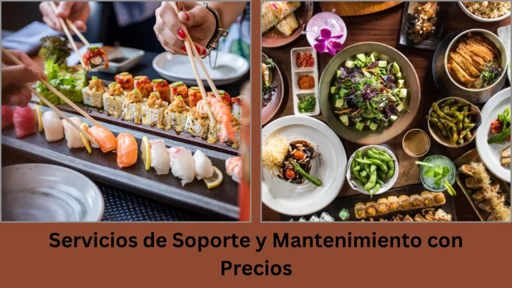 mirai menu Servicios de Soporte y Mantenimiento con Precios