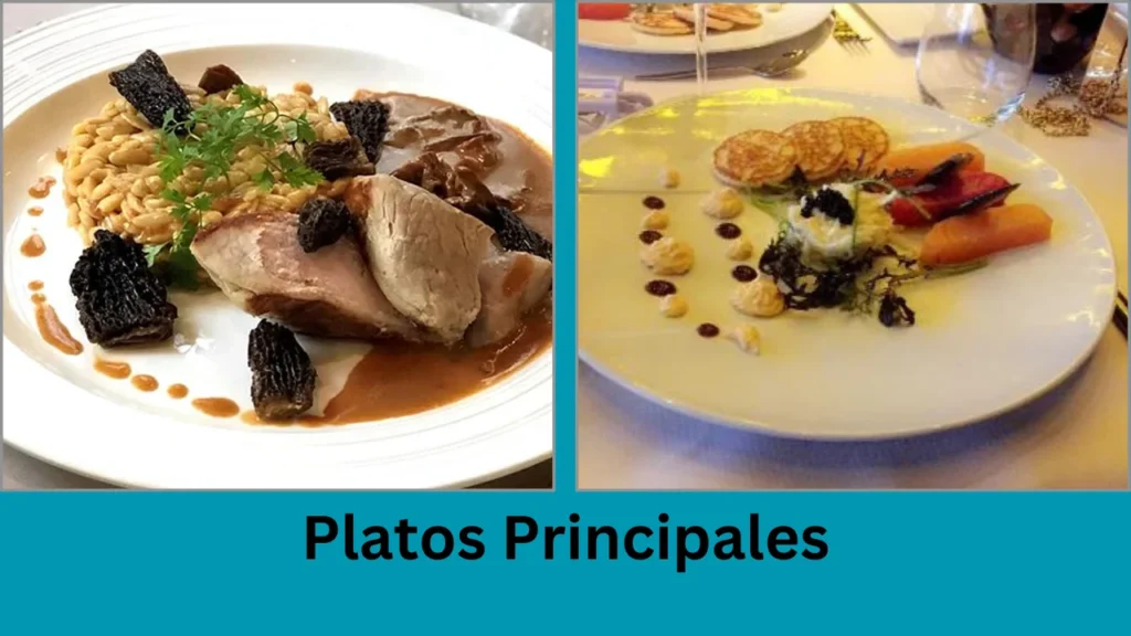 mon paris menu Platos Principales