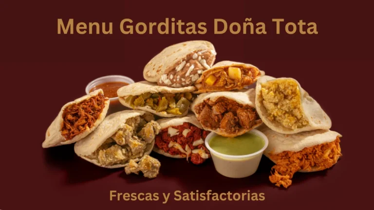 menu gorditas doña tota