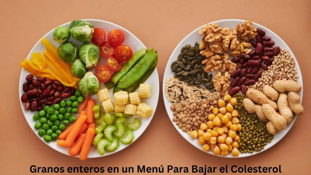 menu para bajar el colesterol Granos enteros en un Menú Para Bajar el Colesterol