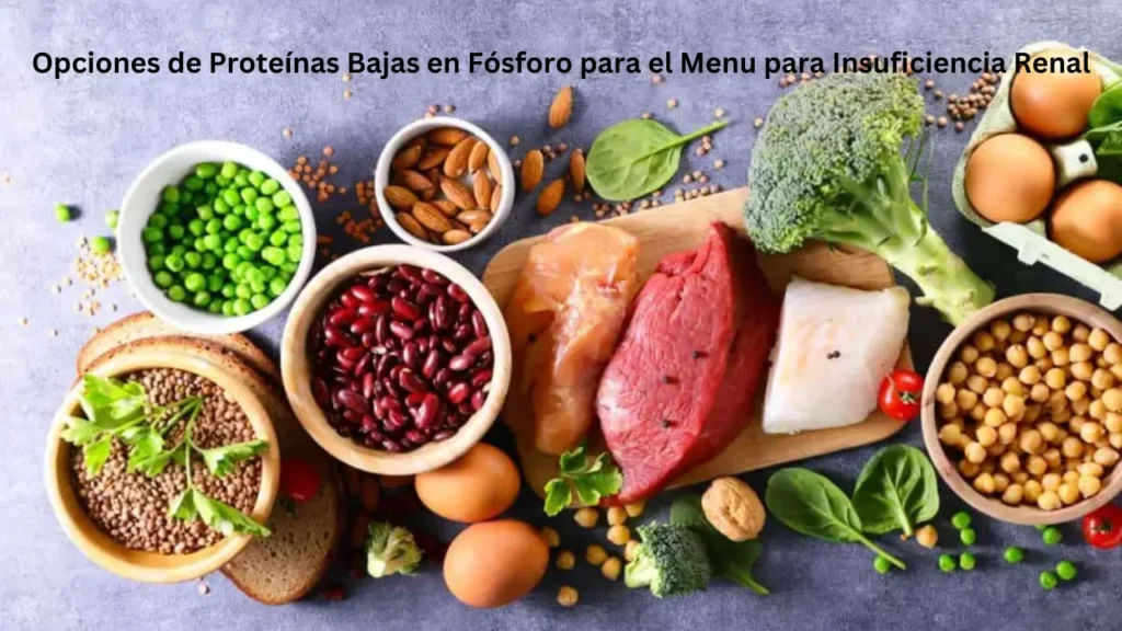 menu para insuficiencia renal Opciones de Proteínas Bajas en Fósforo para el Menu para Insuficiencia Renal