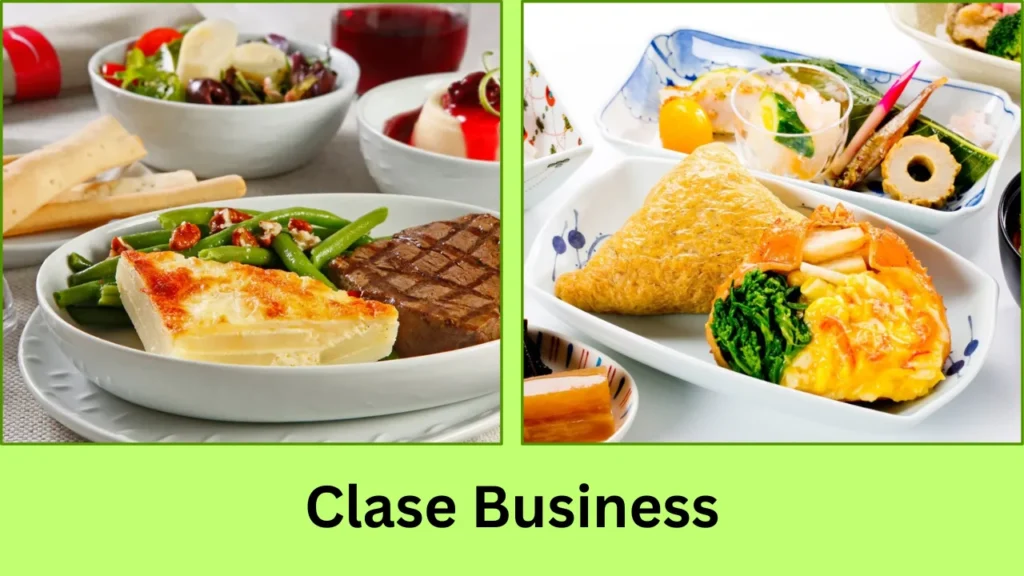 lufthansa menu Clase Business