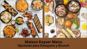 maison kayser menu