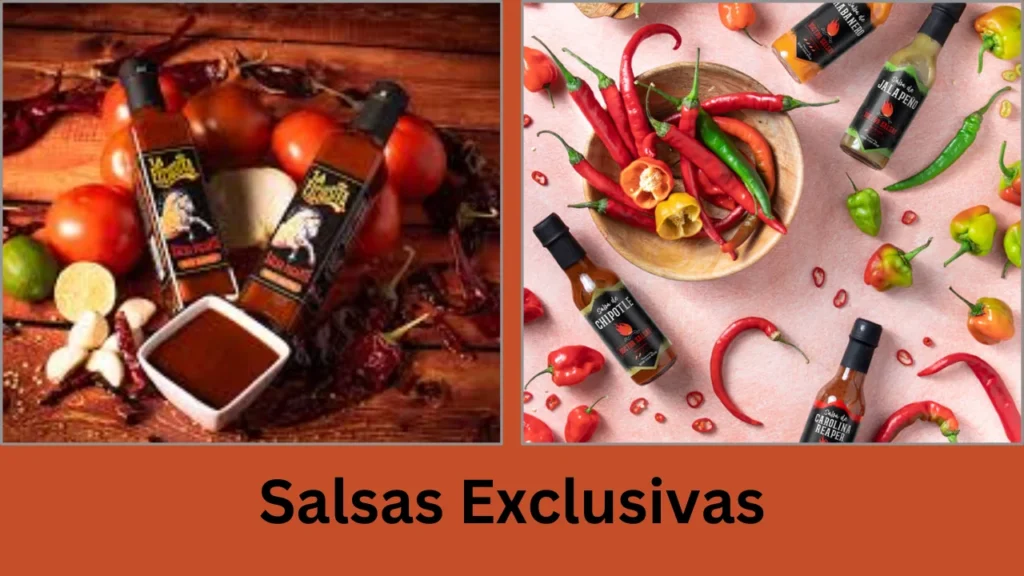 menu chillis Salsas Exclusivas