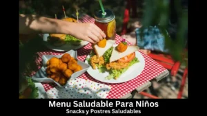 menu saludable para niños