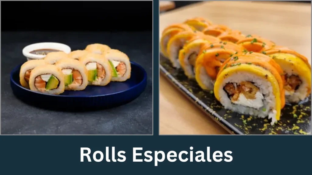 tokai menu Rolls Especiales