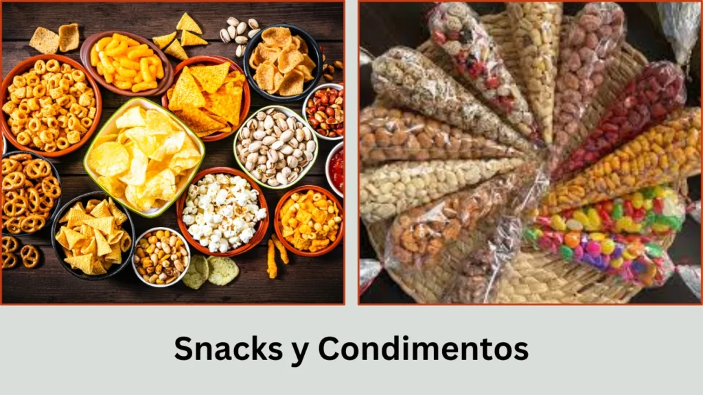 dieta cetogenica menu Snacks y Condimentos