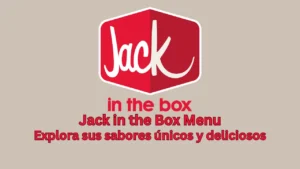 jack in the box menu