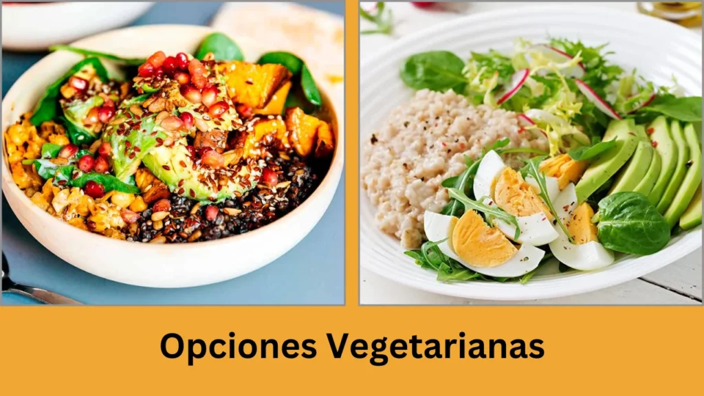 noreste grill menu Opciones Vegetarianas