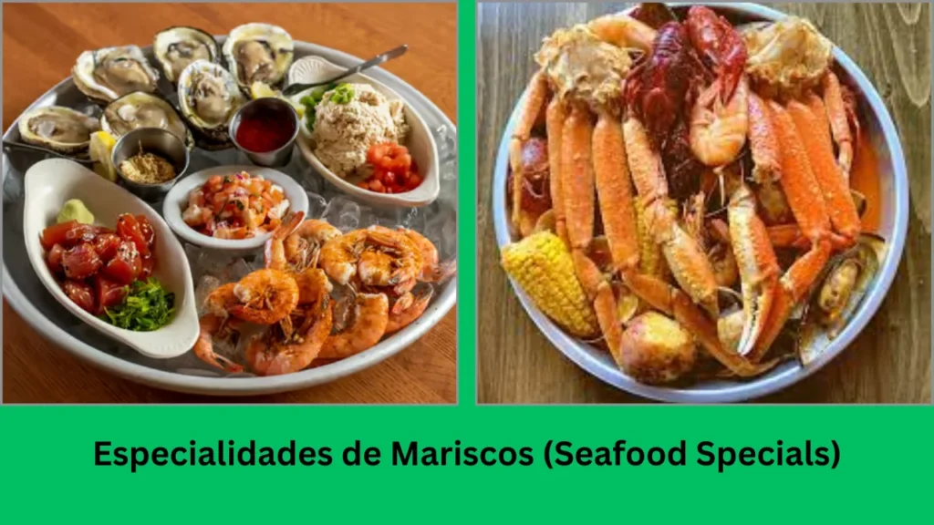 comida china menu Especialidades de Mariscos (Seafood Specials)