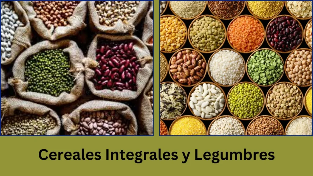 dieta mediterranea menu Cereales Integrales y Legumbres