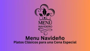 menu navideño