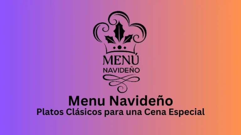 menu navideño