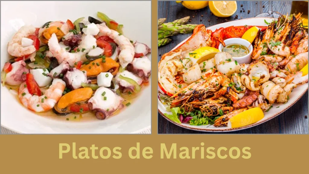 menu navideño Platos de Mariscos