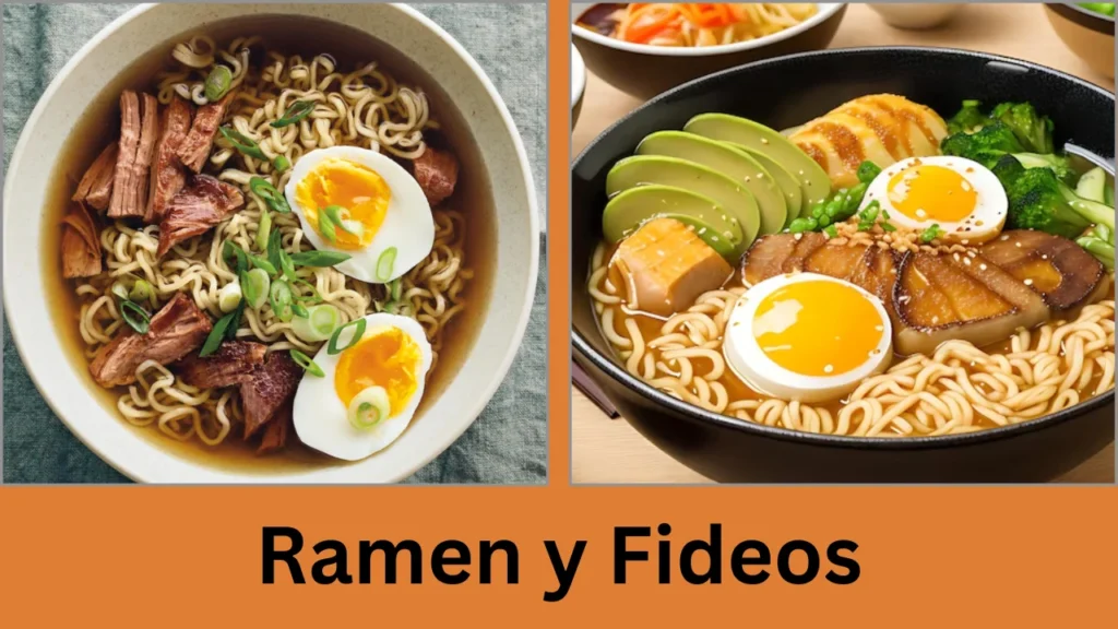 moshi moshi menu Ramen y Fideos