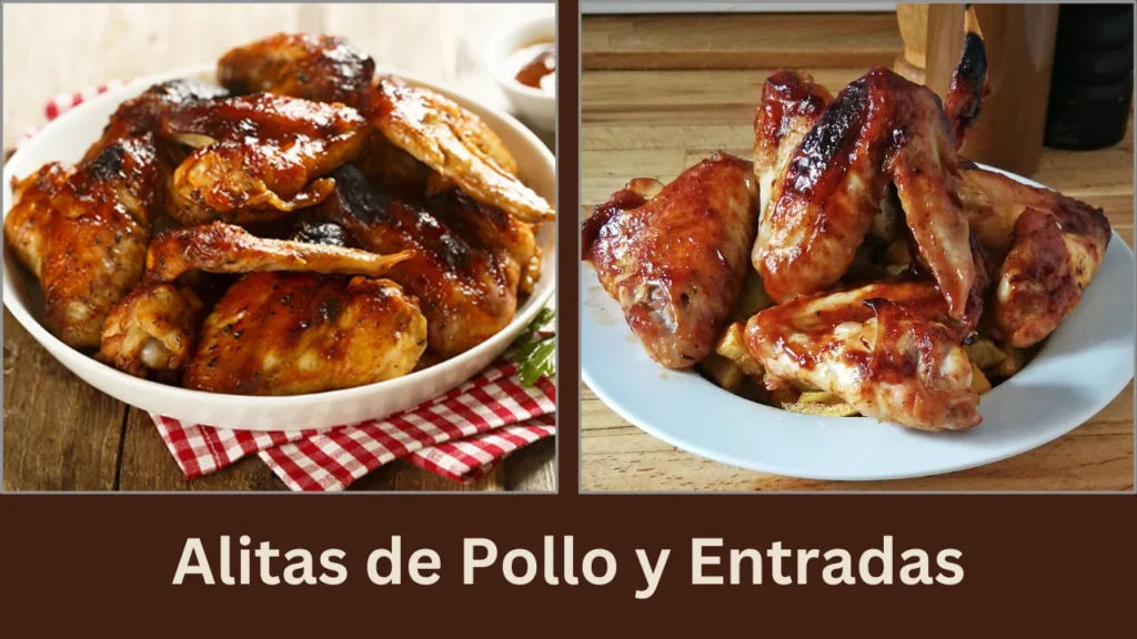 puro pollo menu Alitas de Pollo y Entradas