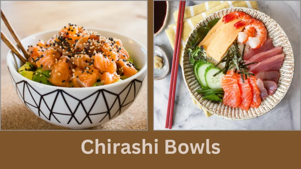 sendai sushi menu Chirashi Bowls