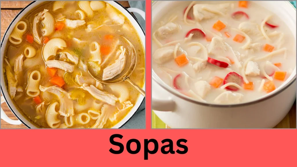 qin menu Sopas