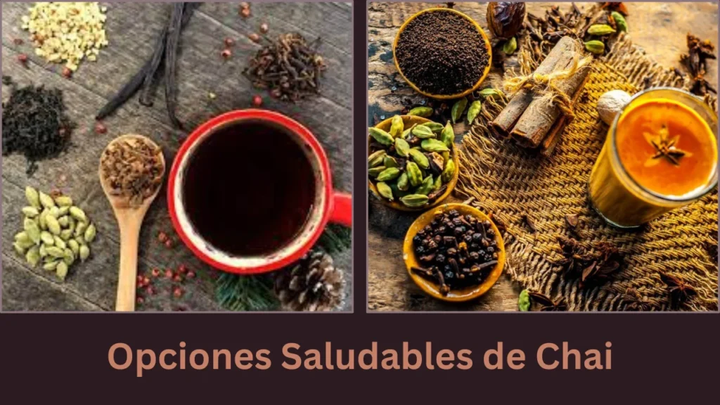 chai menu Opciones Saludables de Chai