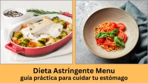 dieta astringente menu