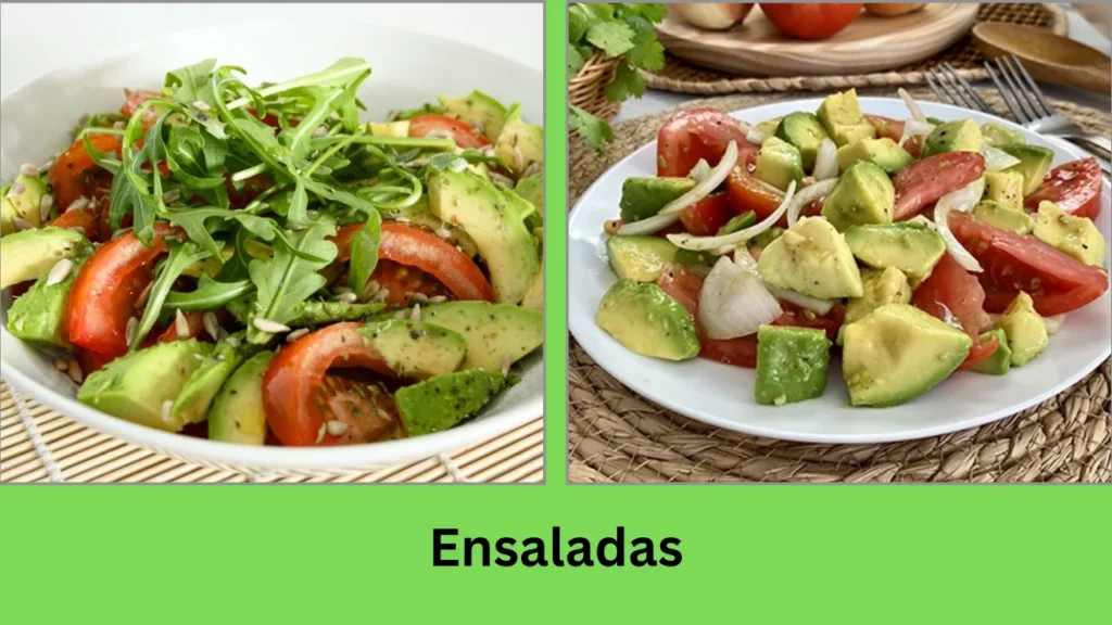 garabatos menu Ensaladas