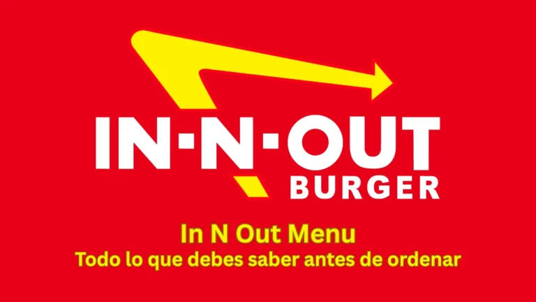 in n out menu
