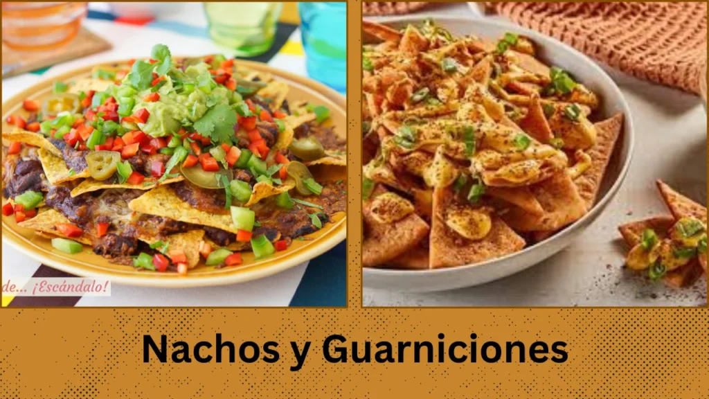 la postal menu Nachos y Guarniciones