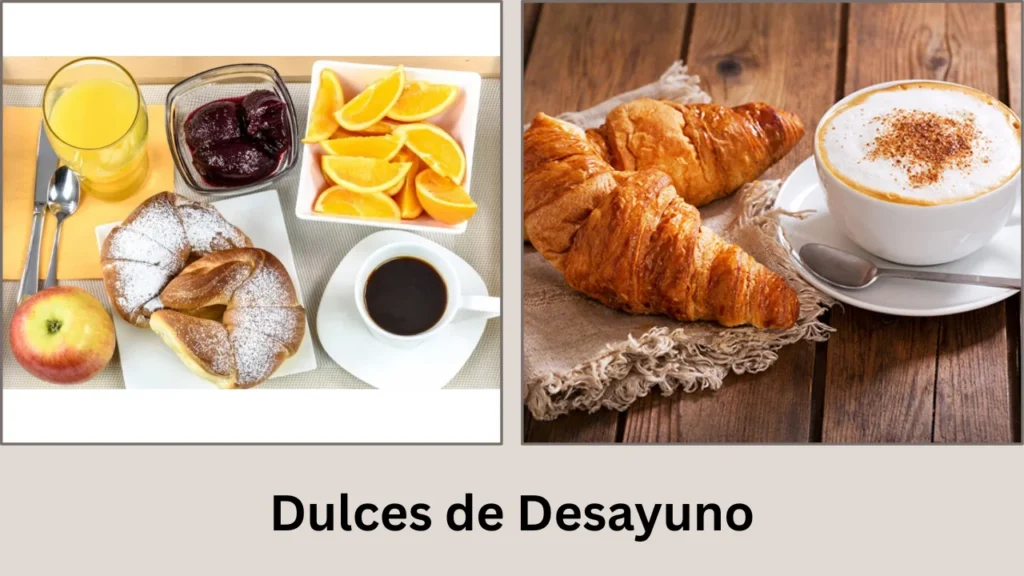 la postreria 77 menu Dulces de Desayuno