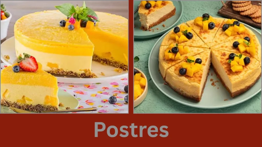 menu para cena de navidad Postres
