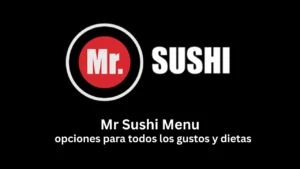 mr sushi menu