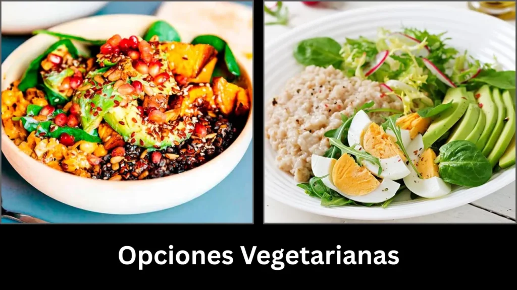 perros y burros menu Opciones Vegetarianas