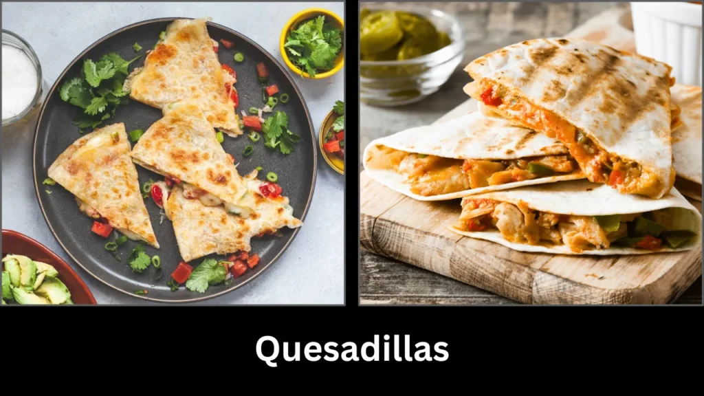 perros y burros menu Quesadillas