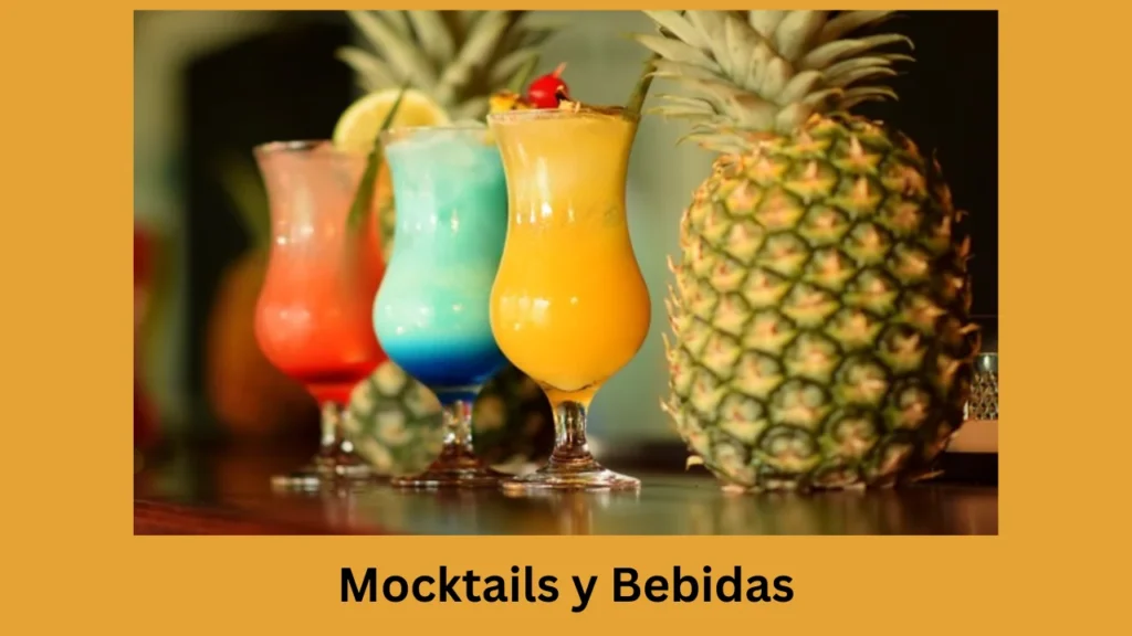 cabanna menu Mocktails y Bebidas