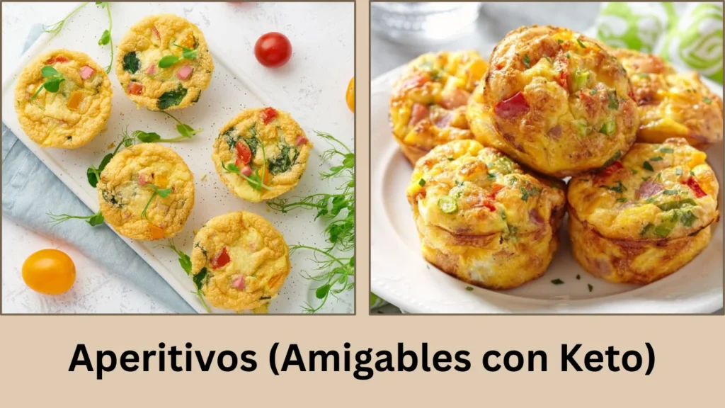 dieta keto menu semanal Aperitivos (Amigables con Keto)