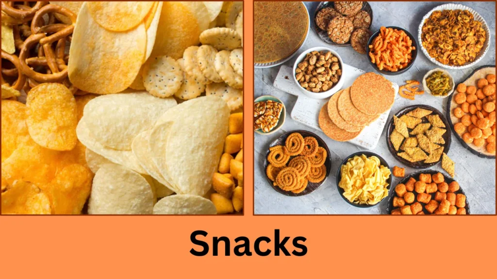 ejemplos de menu Snacks