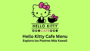 hello kitty cafe menu
