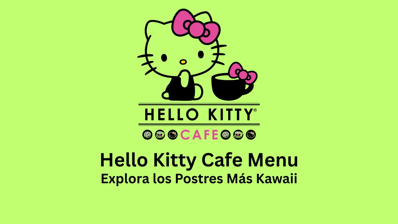 hello kitty cafe menu