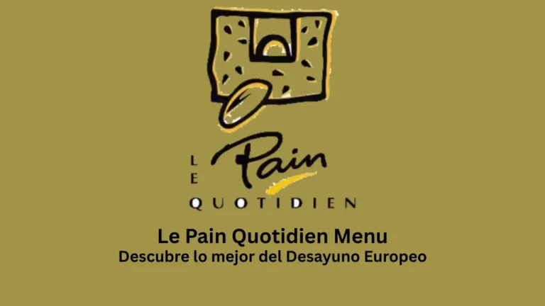 le pain quotidien menu