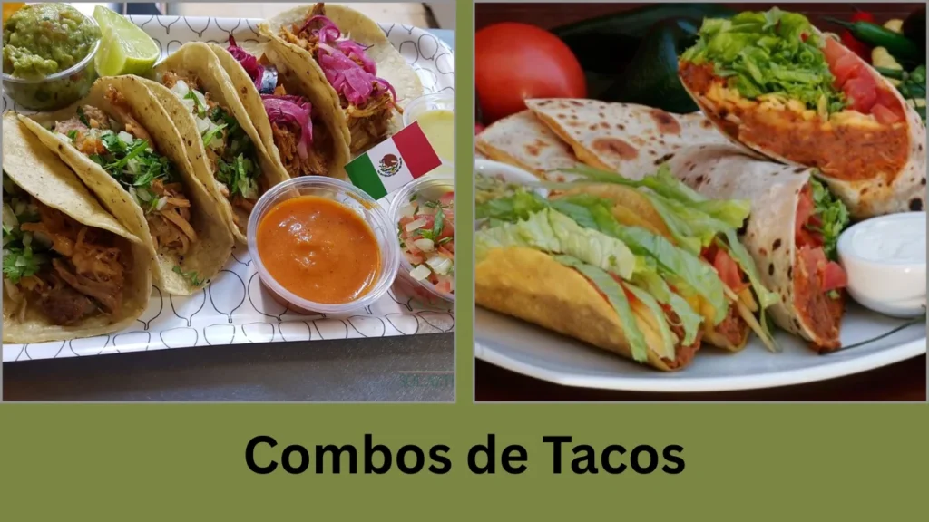 menu de guisados Combos de Tacos