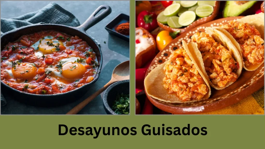 menu de guisados Desayunos Guisados