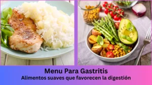 menu para gastritis