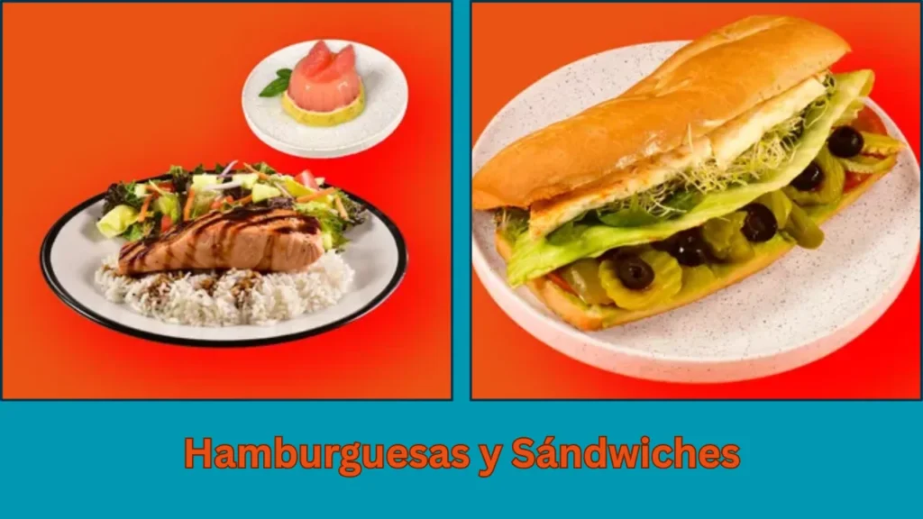 pan envia menu Hamburguesas y Sándwiches