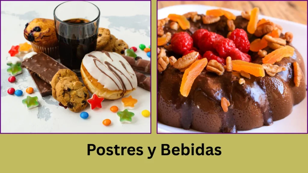 akari menu Postres y Bebidas
