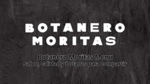 botanero moritas menu