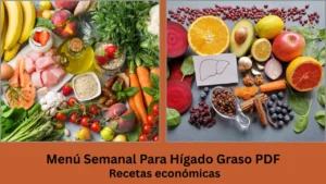 menú semanal para hígado graso pdf